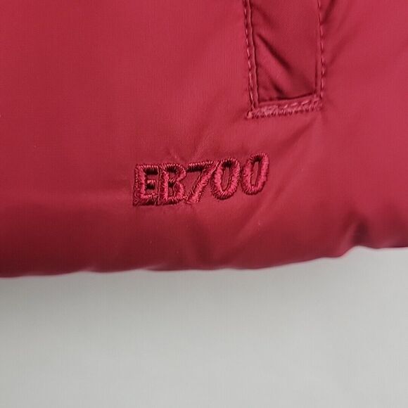Eddie Bauer Goose Down Puffer Vest Womens Large Red EB700 Quilted Fitted - Picture 7 of 13